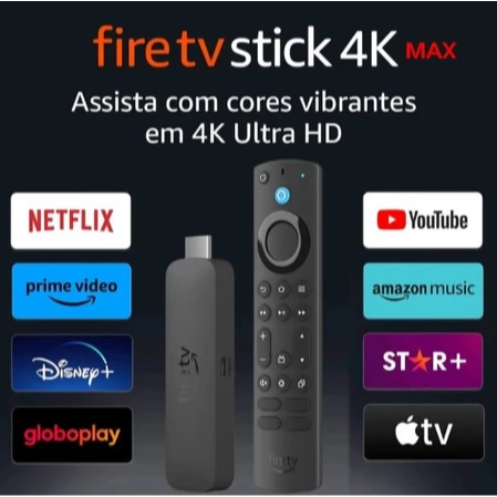 Amazon Fire TV Stick 4K Max (modelo mais novo) 2ª Geração - 16GB