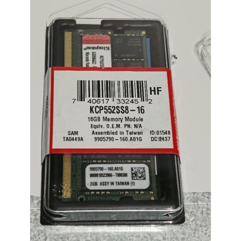 32Gb ddr5 5200mhz Kingston 2x16GB( uma caixinha aberta) | Shopee
