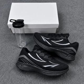 Tênis Masculino AMX Esportivo Fitness Academia Corrida Caminhada Leve Respirável Preto