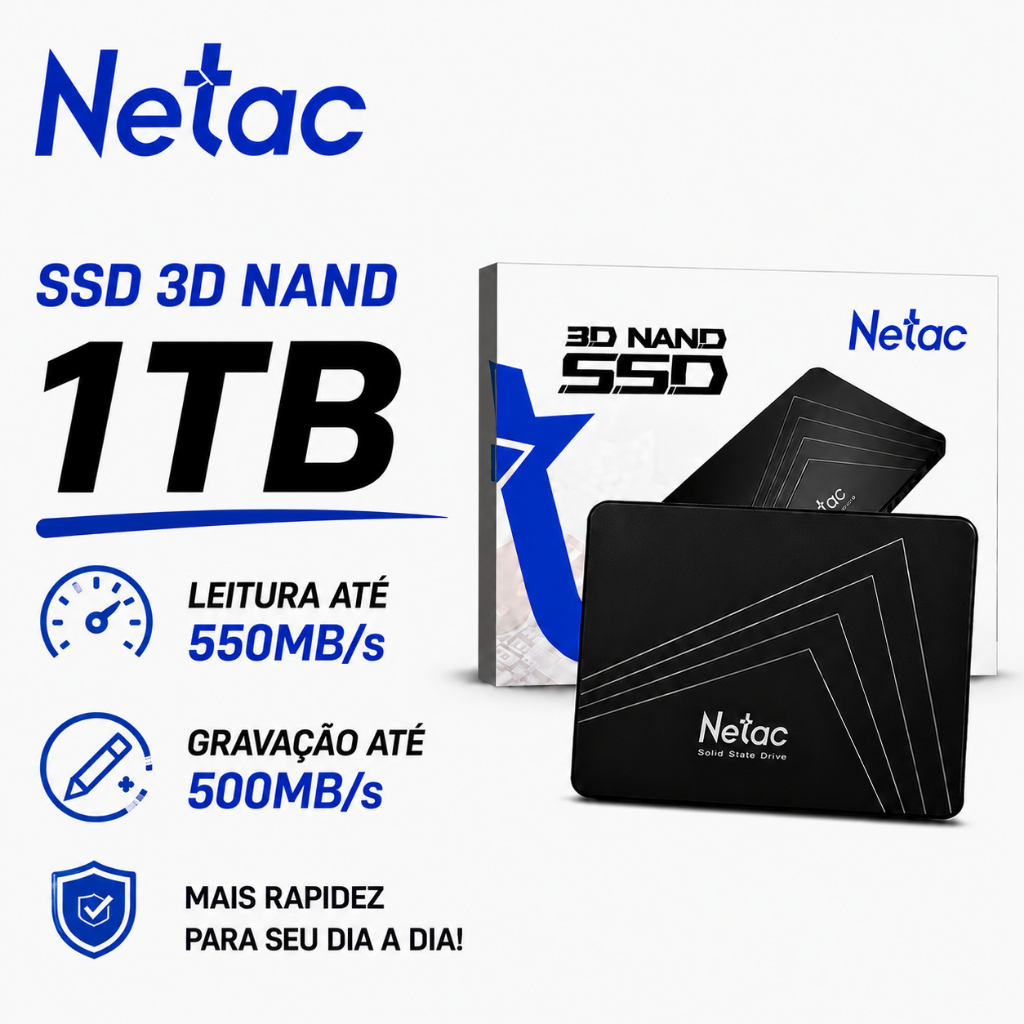 ssd netac 1tb em Promoção na Shopee Brasil 2026