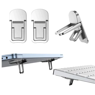 Kit Suporte Ajustável Dobrável Portátil Pernas Para Macbook Notebook De Refrigeração Pés Invisível JCJ-B78