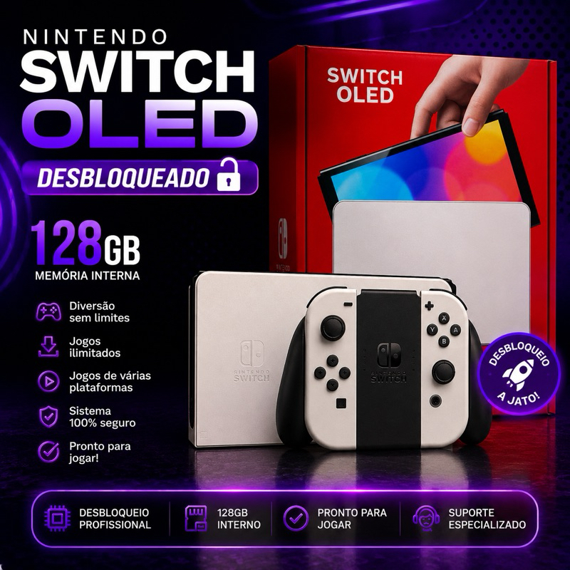 Nintendo Switch 128GB em Promoção na Shopee Brasil 2026