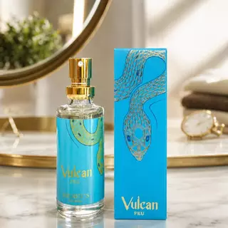 Perfume Árabe Vulcan Feu Secret's Parfum 15ml - Fragrância Marcante, Elegante, Alta Fixação