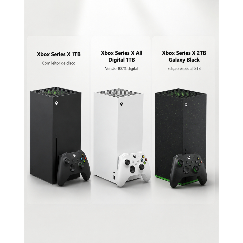 新品　Xbox Series X​ Lançamento Xbox Series X 1TB - NOVO, ORIGINAL, LACRADO! + NF