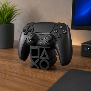 Suporte de Mesa para Controles PlayStation4 PS4 Organizador Preto para Controle Gamer para Setup
