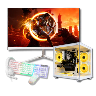 Computador PC Gamer Ryzen 5 16gb Ram DDR4 SSD 480gb Fonte 650w Monitor Led 23" Wifi