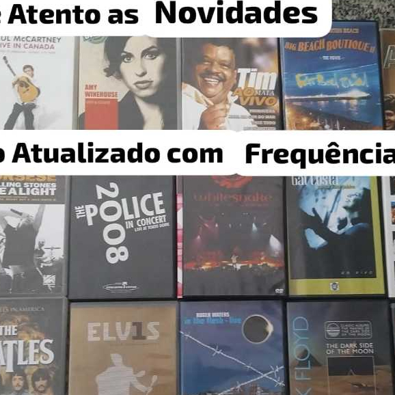 DVD MÚSICA - VÁRIOS ARTISTAS INCRÍVEIS! Cold Play, Depeche Mode