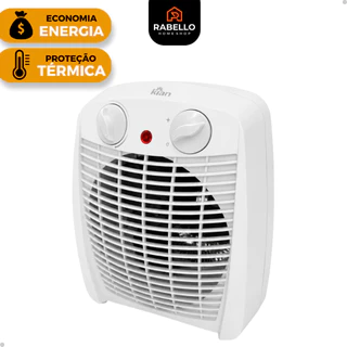 Aquecedor Elétrico Doméstico Portátil de Ambiente Econômico Compacto Silencioso Inverno Escritório