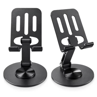 Suporte Alumínio de Mesa Rotatória Ajustável 360º Para Celula e Tablet varias