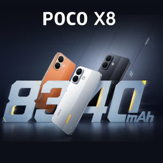 Xiaomi Poco X8 5G, Versão Global, Snapdragon® 6s 4 Gen, Bateria 8340 mAh, Câmera 50MP 256GB e 8-12GB RAM