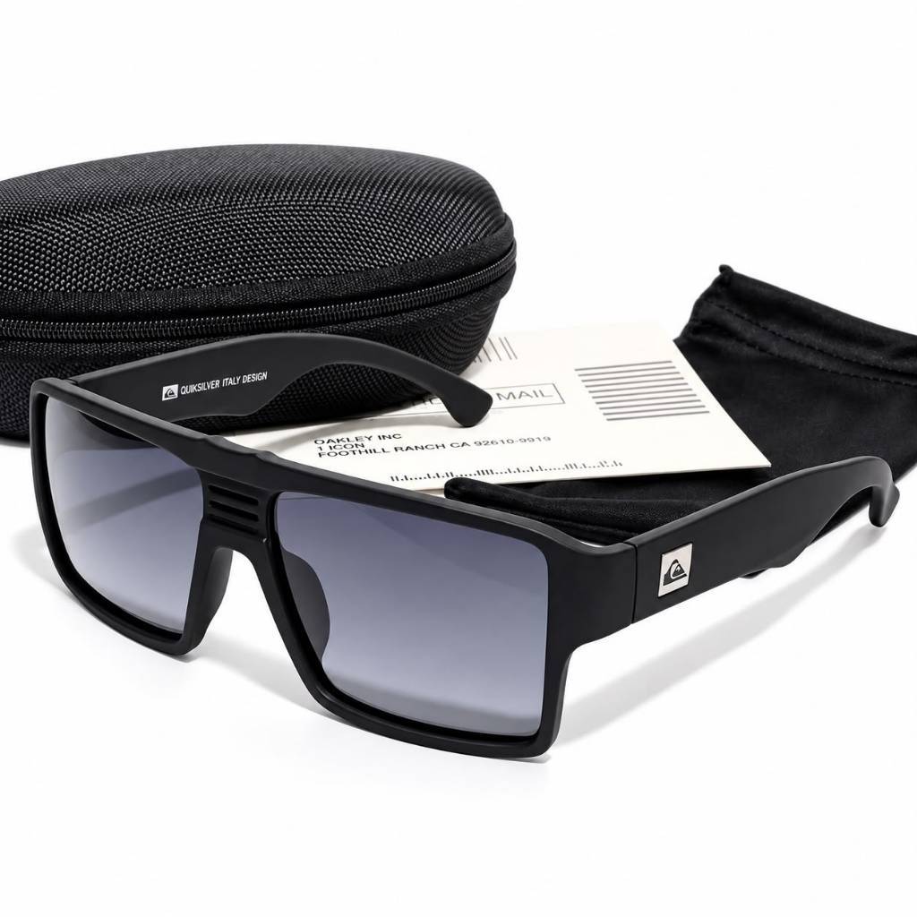 Óculos Solar Masculino Quiksilver Enose Preto Degrade Q.5030 Polarizado ...
