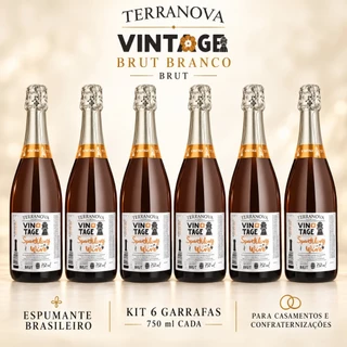 Espumante Vintage Terranova BRUT BRANCO Seco 750ml