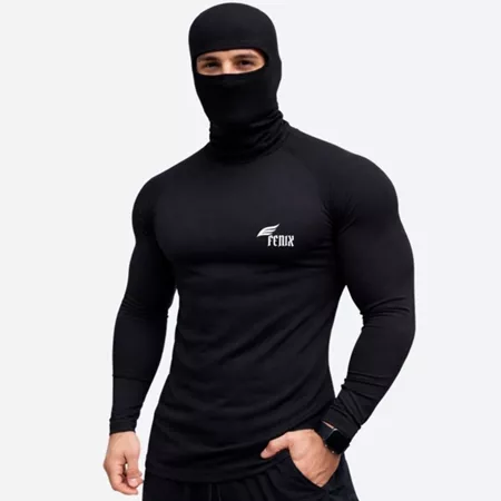 Kit Camisa Térmica com Balaclava Proteção UV 50+