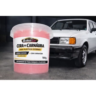 Cera Carnauba Renovador de Para-choque Plásticos Pasta