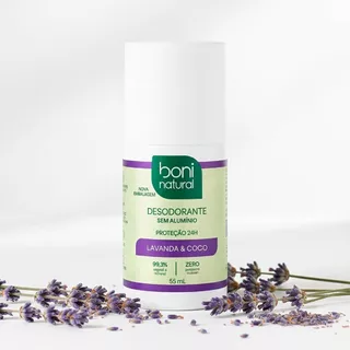 Desodorante Roll-On Boni Natural Coco e Magnésio 55ml