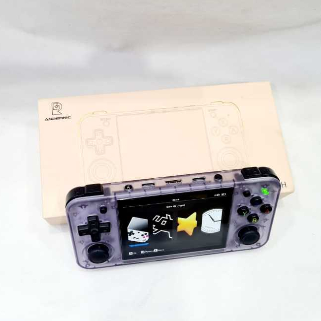 Anbernic RG35XX H - Retrô Gamer Portátil 64GB c/ Jogos cor: roxo