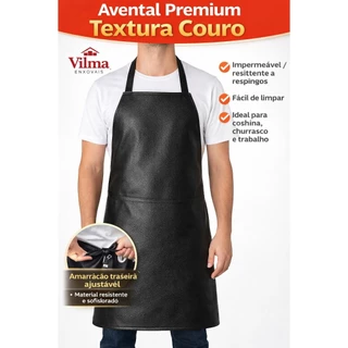 Avental Prático Para Cozinhar Em Corino Multiuso - Oferta