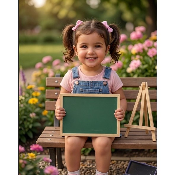 MINI LOUSA CHARMOSA PARA RECADOS E DECORAÇÃO - LOUSA 20x30 C