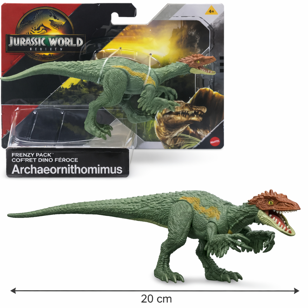 Dinossauro 15 a 20 CM Jurassic World Frenzy Pack Survival