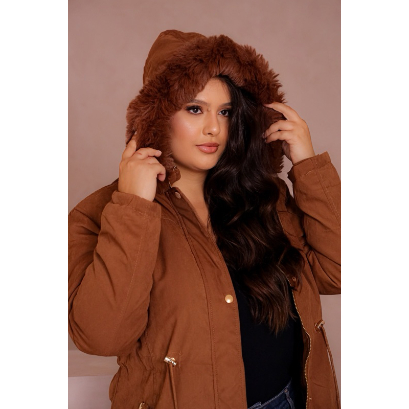 WOMENS WARM 3D LOGO PARKA Sサイズ parka feminina plus size toda forrada por dentro em tecido sarja