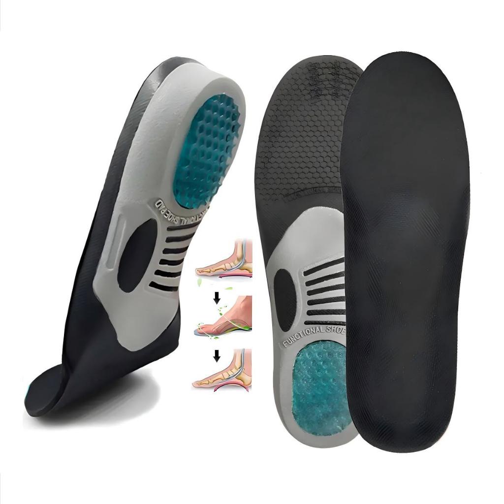 Palmilha de Gel para Fascite Plantar – Antiderrapante, Alivia Dor no Pé ...