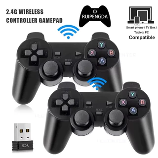 Manetes Sem Fio Gamepad Controlador De PC Console Joystick 2 Controles USB