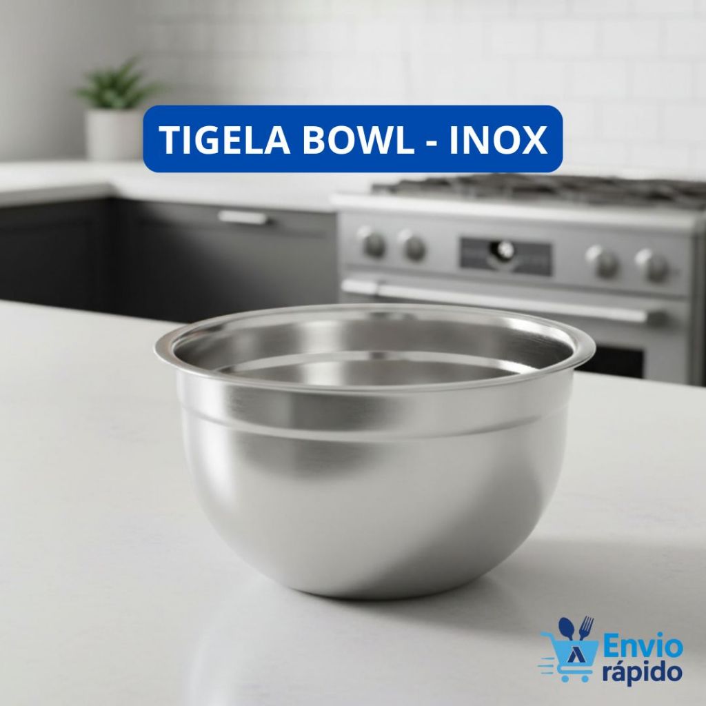 Tigela Bowl Inox Vários Tamanhos Cozinha Servir Aço Inoxidáv