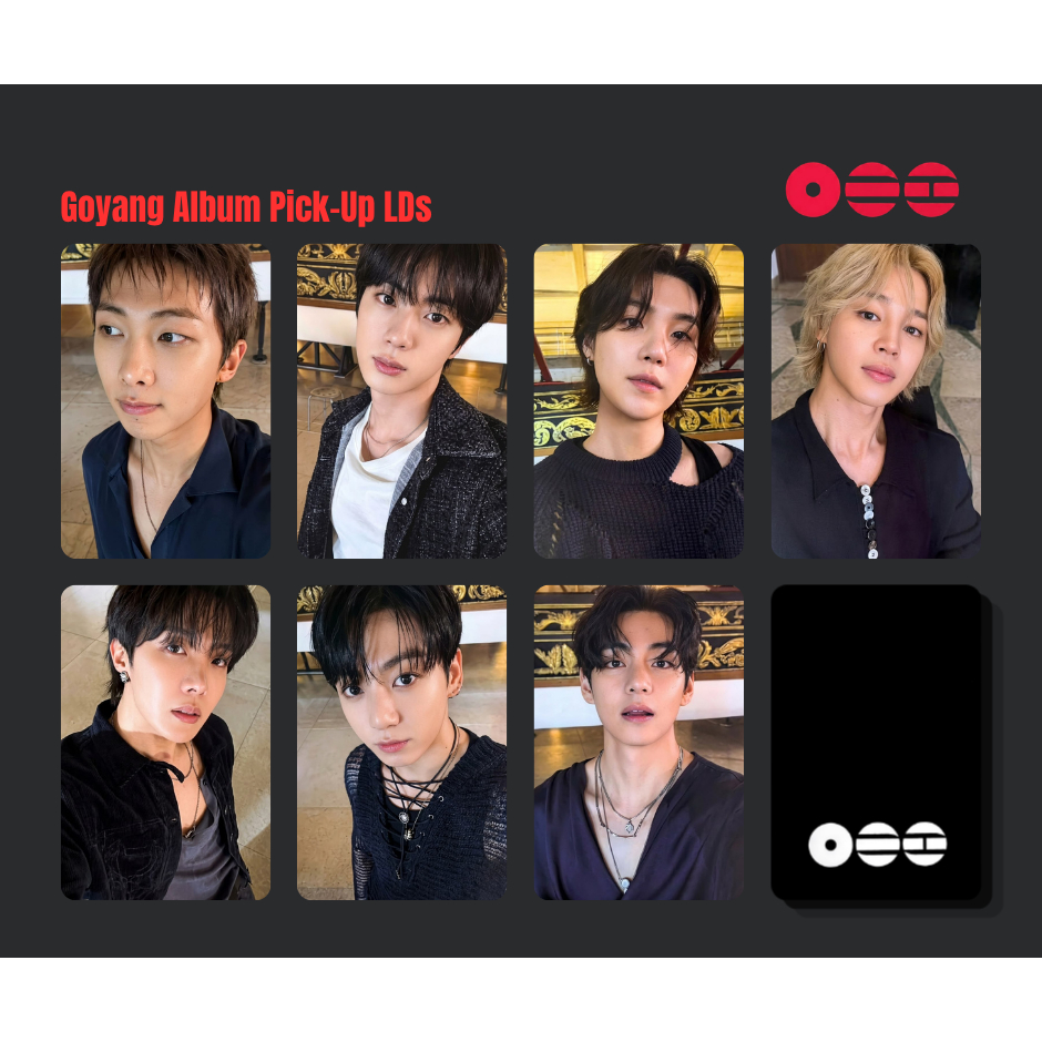 BTS ARIRANG kit photocards fanmade com verso kit ot7 ou membro