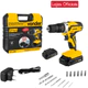 Parafusadeira Furadeira de Impacto Vonder 20V 1,5A PFV238I com 2 Baterias e Maleta Bivolt