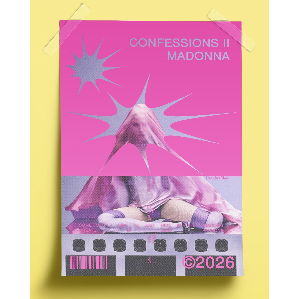 Poster MADONNA I FEEL SO FREE tamanho A3 | Shopee Brasil