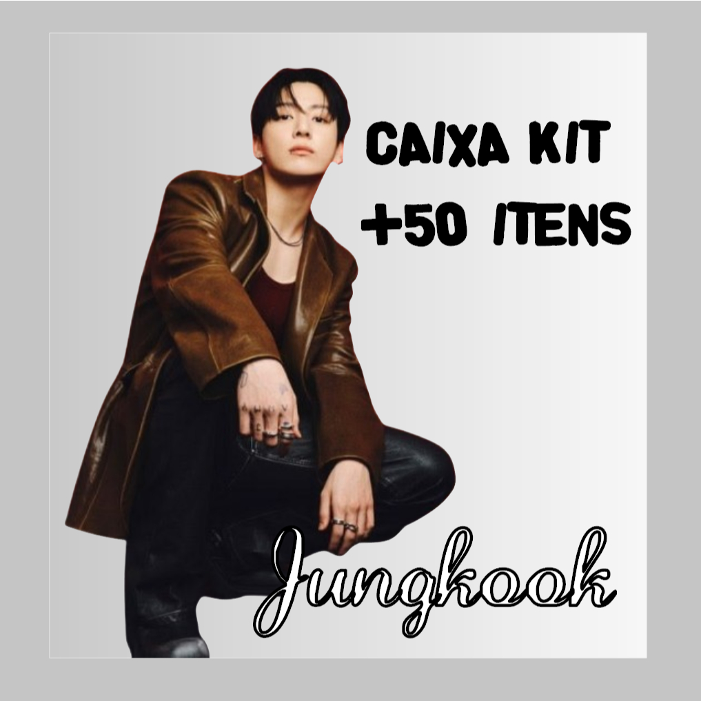 アイドル BTS Merchbox 18 jungkook CAIXA BOX KIT JUNGKOOK - JEON JUNGKOOK KPOP - MAIS DE 50 ITENS
