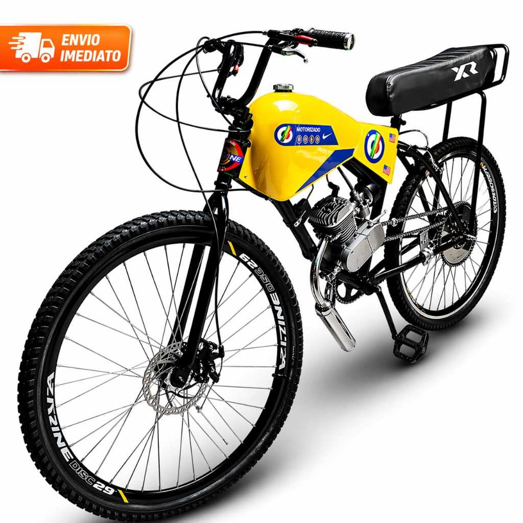 Bicicleta Bike Motorizada 80cc Moskito Aro 29 Freio a Disco Rocket