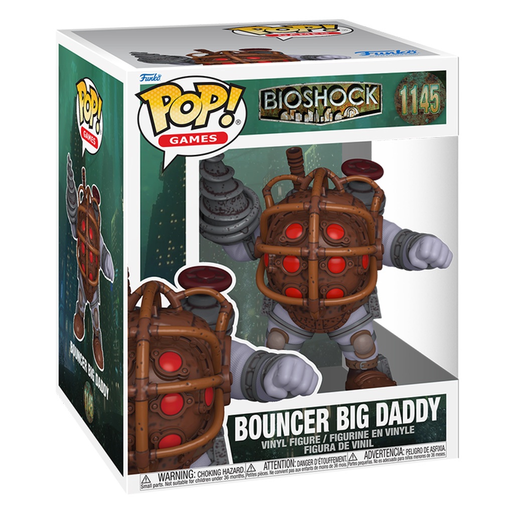 FUNKO POP GAMES BIOSHOCK - BOUNCER BIG DADDY 1145 NOVO ORIGINAL ...