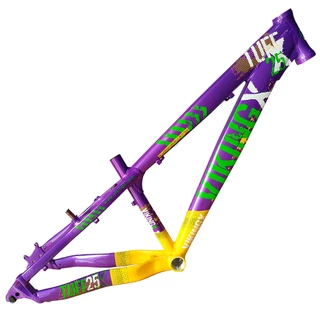 Quadro 26 Vikingx Dirt Jump Tuff X-25 Alumínio 6061 Grau Freeride