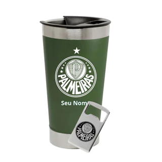 Copo Termico Personalizado PALMEIRAS Verdão + Nome