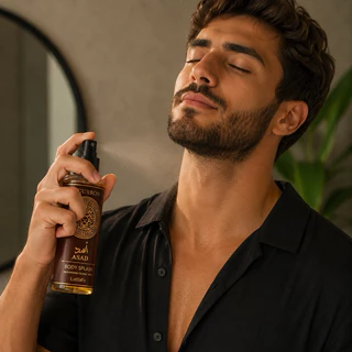Asad Bourbon Body Splash Masculino 200ml Intenso Oriental Alta Fixação Similar Importado