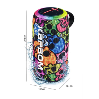 Caixa de Som Bluetooth Speaker Resistente água IPX6 TWS FM/TF/USB RGB