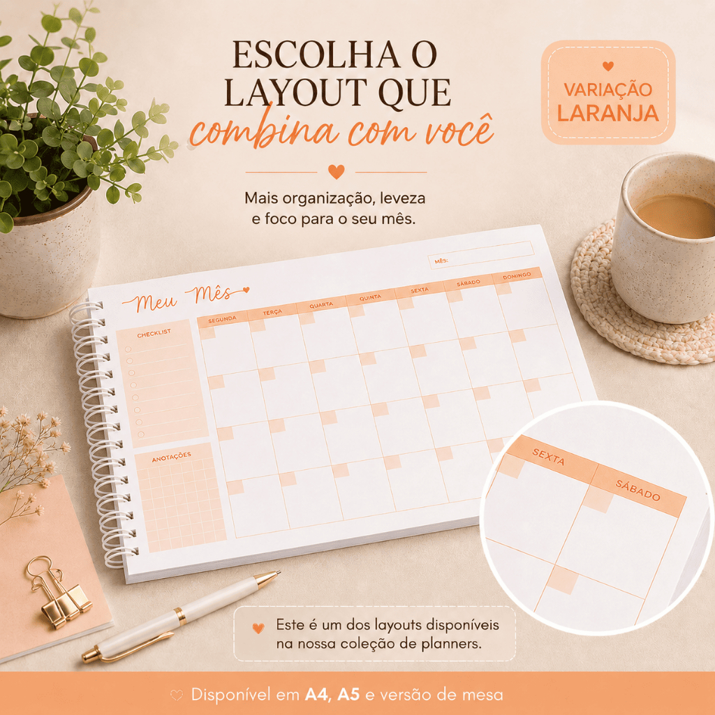 Planner Harmonia Multicor — Variação 03