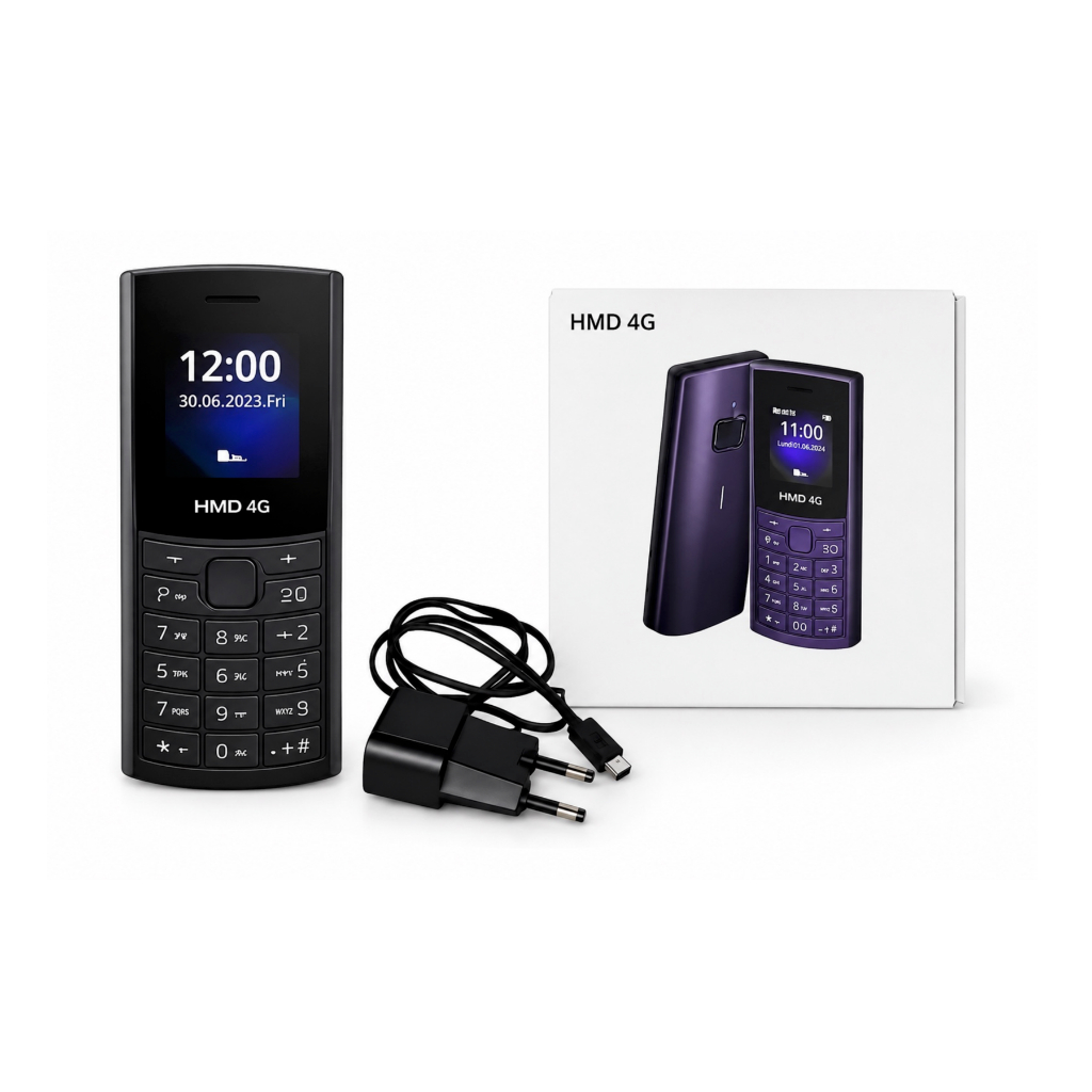 Celular Nokia 110 4G Dual Chip Para Idosos Teclas Grandes Volume