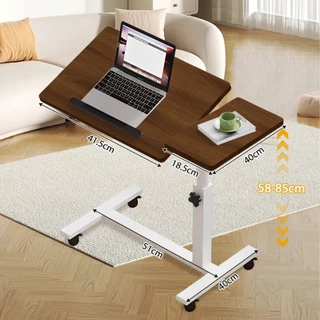 Mesa para Notebook Ergonômica Luxo MDF com Altura Ajustável e Tampo Reclinável para Cama Sofá Escritório