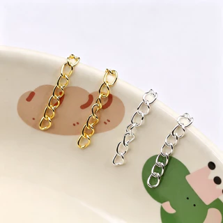 Corrente de metal de 5 - 7 cm, corrente extensora, corrente alongadora para joias artesanais DIY, colar,
