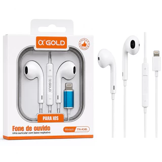 Fone de Ouvido Intra-Auricular Com Fio, Som Estéreo de Alta Qualidade e Design Ergonômico