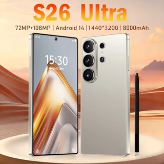 BML S26 Ultra 512 GB+12GB De RAM (+ 8 Dinâmicas) Dual SIM Celular 5G LTE Wi-Fi,Câmera 108MP -Bateria De 8000 mAh
