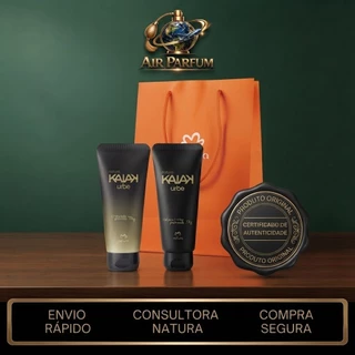Kit Presente Kaiak Urbe Gel Barbear Gel Pós Barba 75g Cada Masculino Original Sacola Presente