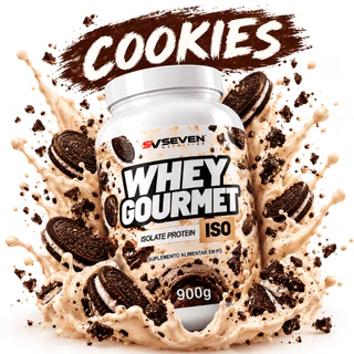 Whey Protein Gourmet ISO 900g Seven Nutrition 23g de proteína - COOKIES