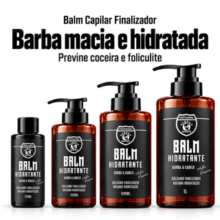 Balm para Barba e Cabelo Hidratante Perfumado Bálsamo Finalizador Street Barbers