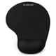 Mousepad Ergonômico Bluecase BP11B Preto, Apoio em Gel, Base Antiderrapante EVA