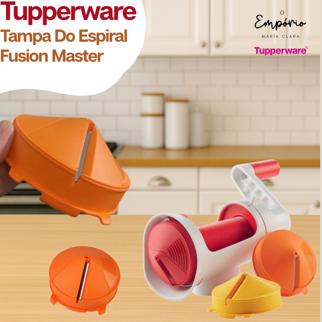 Tupperware Espiral Fusion Master Laranja | Shopee Brasil