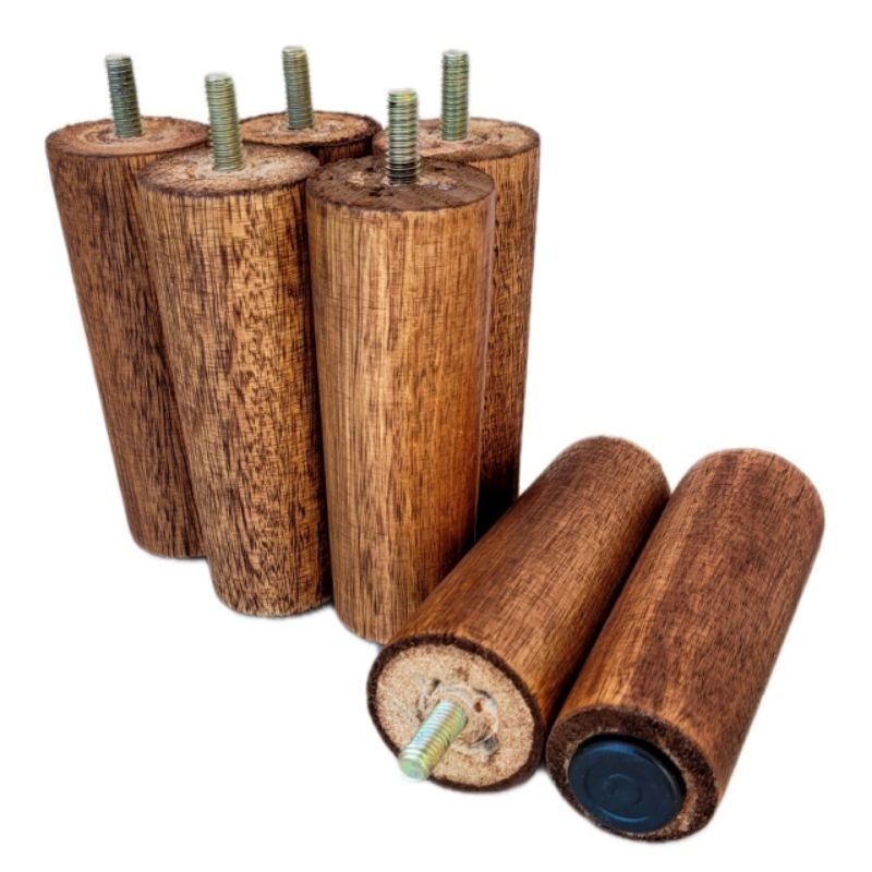 Kit Pés para cama box de madeira 12cm (CINAMOMO) c/sapata fixa, cama ...