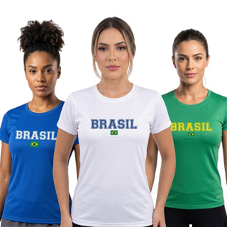 Kit 3 Blusas Feminina do Brasil Confortavel Leve Casual em Oferta na Shopee